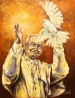fot. Jan Paweł II z gołębiem - 1